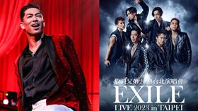 放浪二勢力與TAKAHIRO（右三）12月將在北流開唱。（圖／寬魚國際、LDH提供）