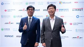 高雄市長陳其邁今（18）日出席鴻海科技日。（圖／鴻海提供）