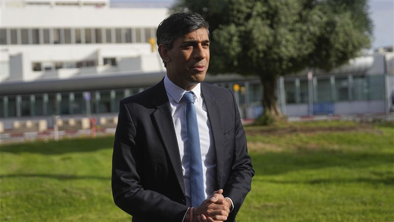 英首相抵達以色列　力挺以畫面曝光