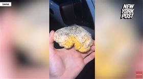 蘇格蘭漁夫，海灘遛狗，撿到市價25萬龍涎香，意外之財(圖／翻攝自New York Post YT)