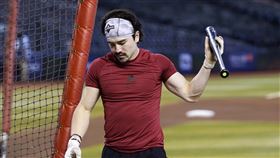 ▲響尾蛇台、美混血大物卡洛爾（Corbin Carroll），3場國聯冠軍賽僅敲1安。（圖／美聯社／達志影像）