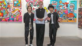 ▲《不為人知的明石家秋刀魚》後藤輝基、板垣李光人、Matt。（圖／吉利魚多媒體 提供）