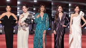 蔡詩芸、Melody、豆花妹蔡黃汝、郭書瑤，Sandy吳姍儒（圖／記者邱榮吉、楊澍攝影）