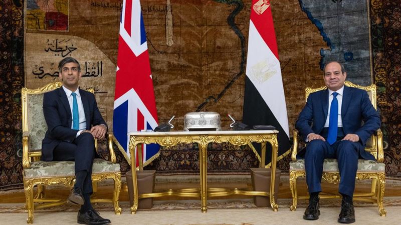 英相會巴國、埃及領袖　重申支持兩國方案