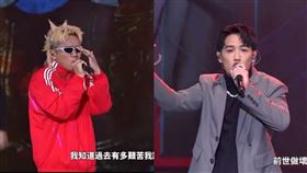 阿跨面、熊仔。（圖／翻攝自YouTube／金鐘獎Golden Bell Awards）