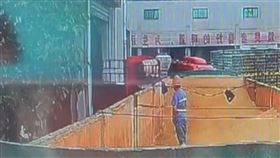 ▲青島啤酒廠工人「尿尿進原料倉」！噁爆畫面曝光　網震驚：才剛喝（圖／翻攝自微博）

