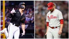 ▲湯瑪斯（Alek Thomas）從金布瑞（Craig Kimbrel）手中敲出追平2分砲。（圖／美聯社／達志影像）