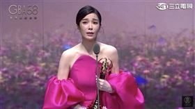 蔡淑臻奪下金鐘視后。