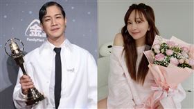 薛仕凌成金鐘視帝！「大嘴巴」愛紗獻祝福：我非常以你為榮。（圖／記者楊澍、邱榮吉攝影、翻攝自千田愛紗臉書）