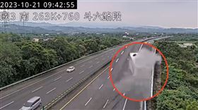 雲林,遊覽車,國道,車禍,死亡（圖／翻攝畫面）