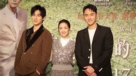 《車頂上的玄天上帝》由林依晨、仔仔周渝民以及阮經天主演（圖／記者邱榮吉攝影）