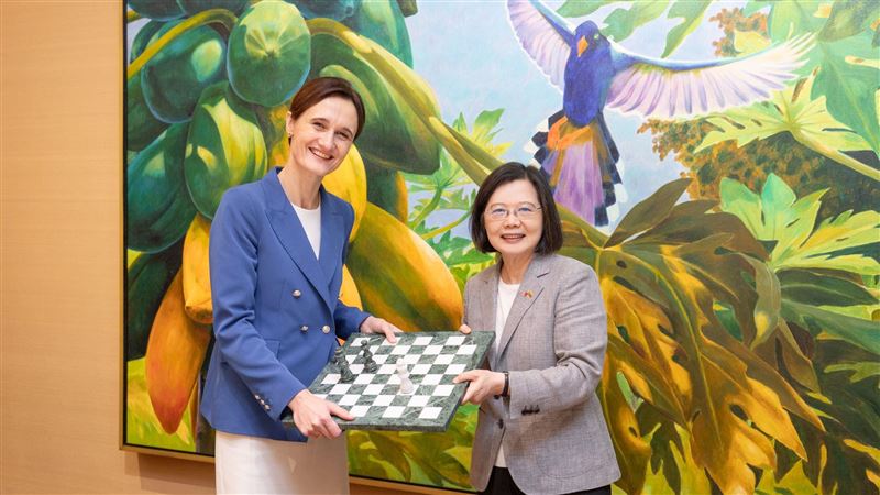立陶宛議長訪蔡英文　盼深化半導體等合作