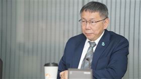 柯文哲與美國雷根總統基金會暨紀念中心訪問團會面。（圖／民眾黨提供）