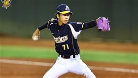 ▲盧孟揚生涯首度在一軍先發。（圖／中信兄弟球團提供）