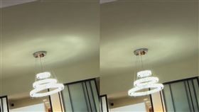 花蓮6.2地震「雙北有感」！劇烈搖晃畫面曝光　網嚇慘： 直接被搖醒。（圖／翻攝自爆料公社臉書）