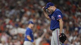 ▲美聯殊死戰，薛澤（Max Scherzer）僅投2.2局退場。（圖／美聯社／達志影像）