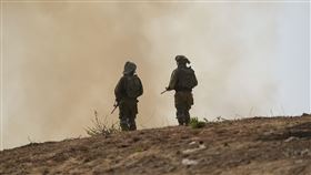 以色列軍人，加薩地區邊境（圖／美聯社／達志影像）