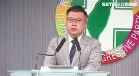 ▲民進黨發言人張志豪轉述中常會