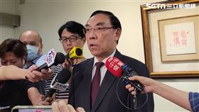 ▲法務部長蔡清祥針對近日風波，回應媒體問題。（圖／記者楊佩琪攝）