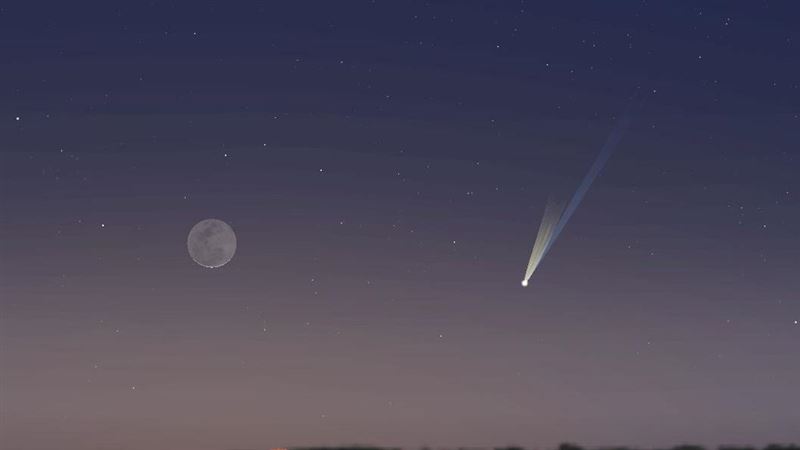 明年夜空超精彩!彗星、月掩土星接力登場