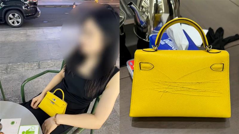 她與男友吵架割爛70萬愛馬仕包　結局荒謬