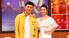 陳隨意與老婆謝宜君一同上節目。（圖／衛視中文台提供）