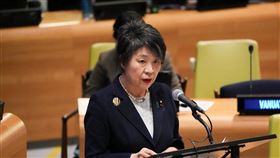 日本外務大臣上川陽子。（圖／翻攝自社群媒體X@Kamikawa_Yoko）