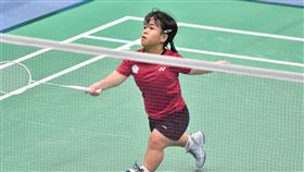 吳于嫣克服身材限制  亞帕運羽球摘銅16歲的吳于嫣（圖）罹患軟骨發育不全症，身高僅115公分，她克服身材限制，首度參賽就闖進杭州亞帕運SH6級羽球女單4強賽，儘管以0比2不敵中國選手，仍帶回銅牌。（體育署提供）中央社記者黃巧雯傳真  112年10月26日