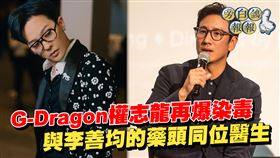 GD（左）和李善均都涉嫌吸毒