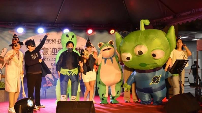 長庚科大萬聖派對登場　師生絞盡腦汁變裝