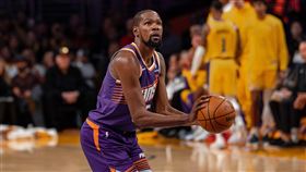 ▲杜蘭特（Kevin Durant）得分榜超越歐拉朱萬（Hakeem Olajuwon）。（圖／翻攝自太陽隊X）