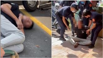 南投男大鬧街頭還襲警！身分曝光曾參選