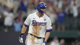 ▲席格（Corey Seager）9局下炸裂追平轟。（圖／美聯社／達志影像）