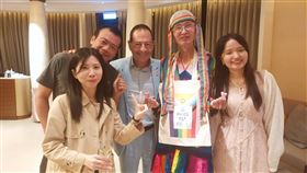 巴黎副市長羅梅洛-米歇爾抵台參加在台北舉行的台灣同志遊行。（圖／翻攝自X@JeanLucRomero）