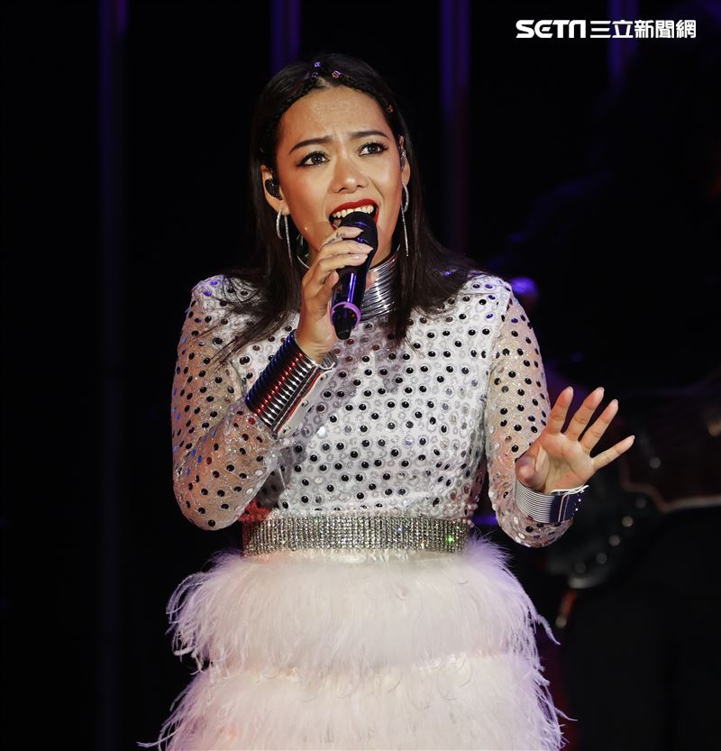 SAYA張惠春演唱會瘦了超過十公斤。（圖／記者邱榮吉攝影）