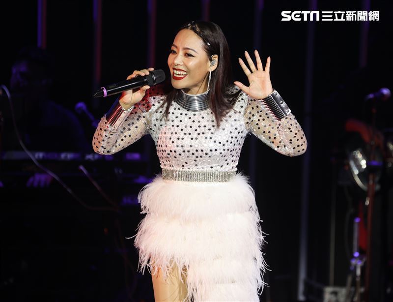 SAYA張惠春演唱會瘦了超過十公斤。（圖／記者邱榮吉攝影）