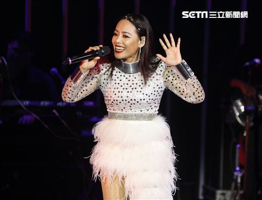 SAYA張惠春演唱會瘦了超過十公斤。（圖／記者邱榮吉攝影）