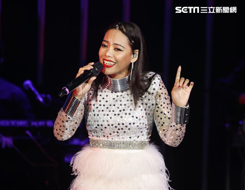 SAYA張惠春演唱會瘦了超過十公斤。（圖／記者邱榮吉攝影）