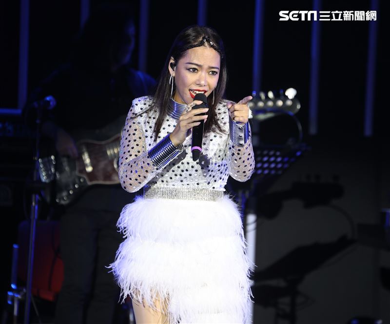SAYA張惠春演唱會瘦了超過十公斤。（圖／記者邱榮吉攝影）