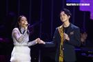 SAYA張惠春演唱會與郭忠祐牽手合唱〈你最珍貴〉。（圖／記者邱榮吉攝影）
