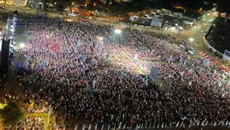 韓國瑜高雄再噴金句　震撼「空拍畫面」曝