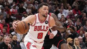 ▲公牛拉文（Zach LaVine）單場攻下51分寫生涯新高。（圖／美聯社／達志影像）
