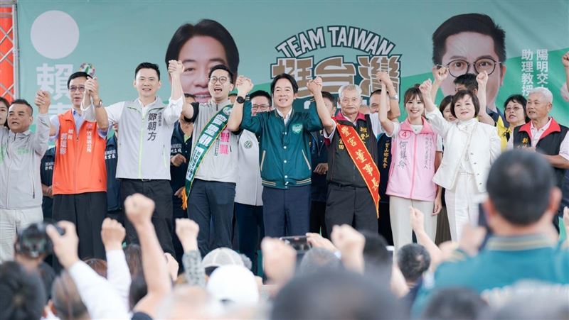 賴清德挺曾聖凱進國會、一起推動國防建設