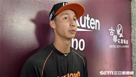 統一獅新秀林佳緯。（圖／記者蔡厚瑄攝影）