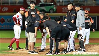 驚悚！遭強襲球「爆頭」獅隊先發緊急送醫