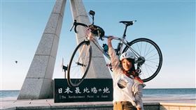 段慧琳踏上北海道最極點。（圖／民視提供）