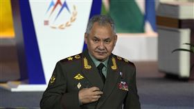 俄羅斯國防部長蕭依古出席北京防務論壇。（圖／美聯社／達志影像）