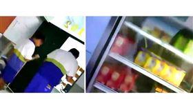 士林國中販售現炸雞塊、含糖的紅茶綠茶等飲料，每到下課合作社人潮不斷，據估計一個月營收20萬元。（圖／民眾提供）