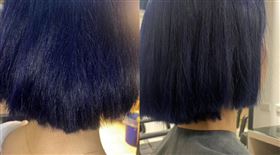 短髮「染漂剪」要1萬　她一看成品傻了（圖／爆料公社公開版）