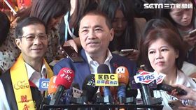 ▲侯友宜出席葫蘆寺活動受訪